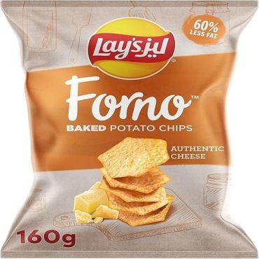 Lays Forno, 160Gm, Cheese, 20 Pieces Per Carton